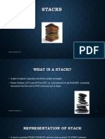 Stacks Using Arrays