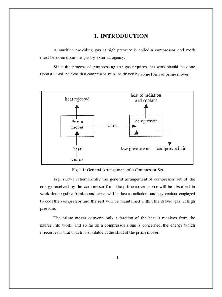 Air Compressor Report | PDF | Piston | Cylinder (Engine)