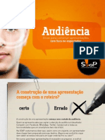 Ebook Audiência Dicas para Construir Apresentações Com Foco No Espectador