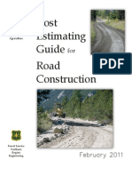 Cost Estimating Guide For Road Construction