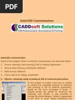 AutoCAD Customization, CAD Customization, AutoLISP, AutoCAD VBA