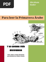 Para Leer La Primavera Arabe y la Guerra Fria musulmana