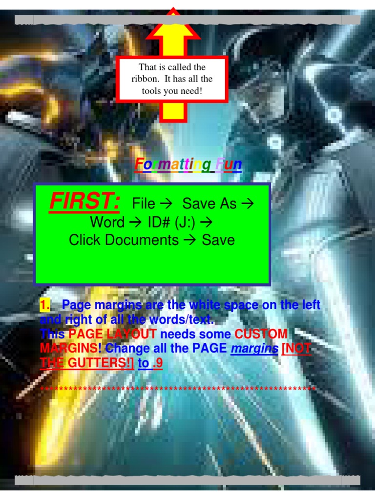 Formatting A Word Document | PDF | Arial | Graphic Design