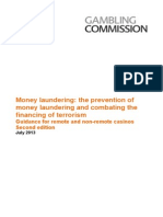 Prevention of Money Laundering and Combating The Financing of Terrorism Guidance For Remote and Non-Remote Casinos - July 2013