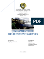 Juzgamiento de Delitos Menos Graves