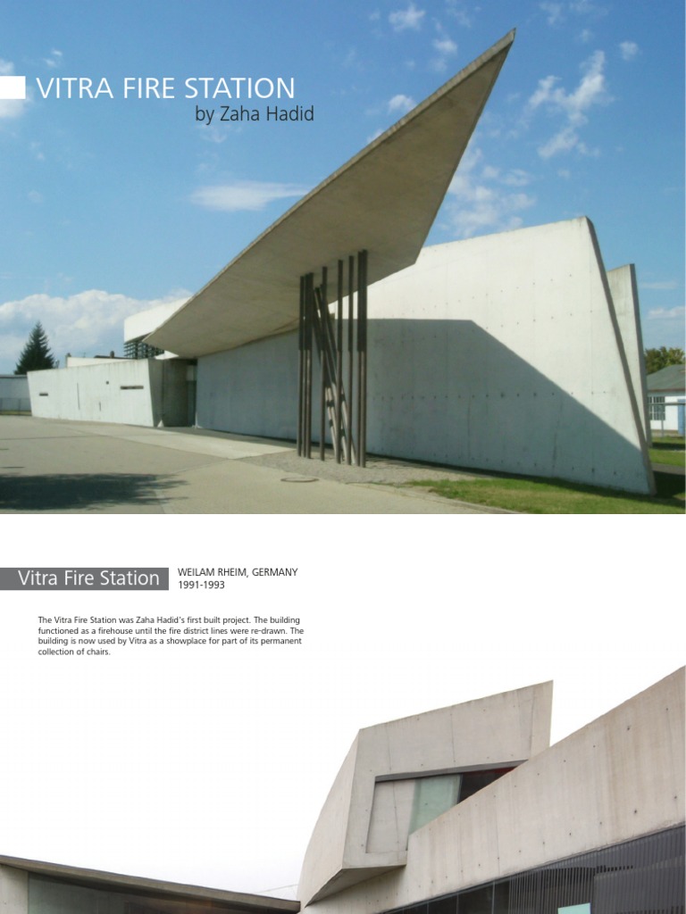 Vitra Fire Station by Zaha Hadid | PDF | Teaching Mathematics | Nature
