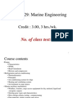 NAME 429: Marine Engineering: Credit: 3.00, 3 HRS./WK