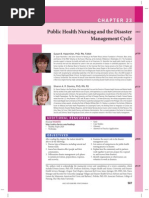 Public Health Nursing and The Disaster Management Cycle