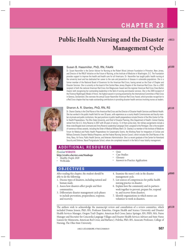 Nursing Roles in Disaster Management | PDF | Emergency Management ...