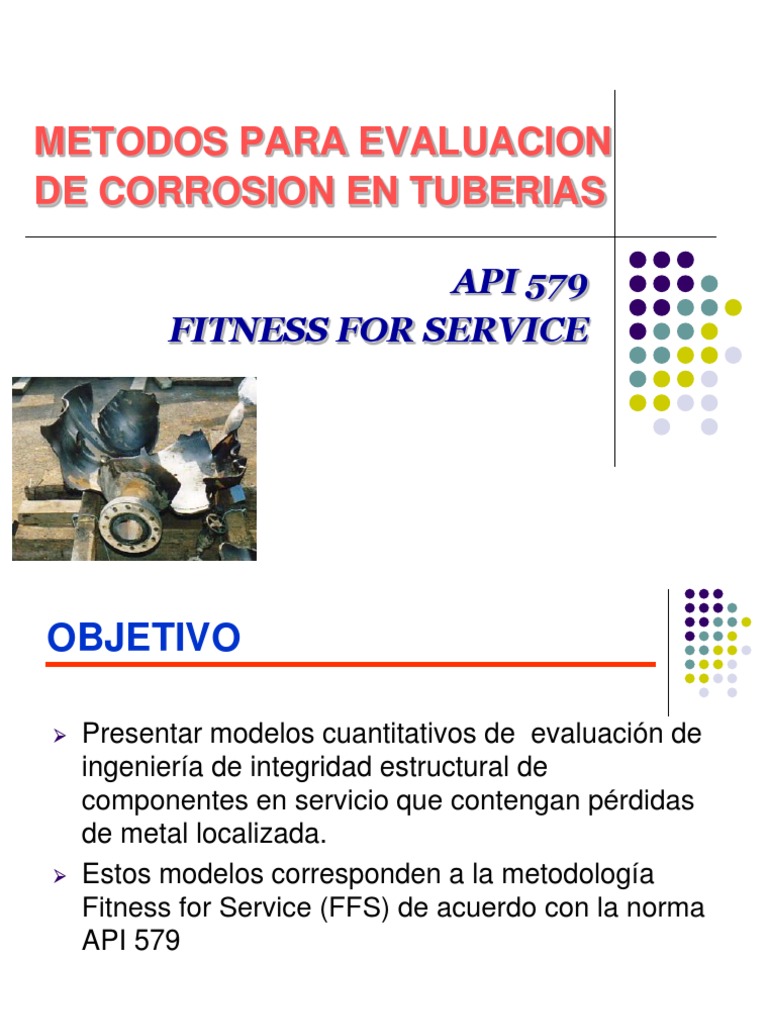 Evaluación de Corrosión API 579 | PDF | Dimensión | Presión