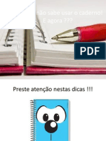 Não Sabe Usar o Caderno