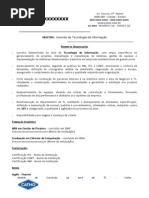 Cv Tecnologia Da Informacao