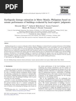 Download Miura Earthquake damage estimation in Metro Manila by Manuel L Quezon III SN21111236 doc pdf