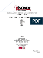 Nbi Vertical Agitator: Installation, Service and Maintenance Instructions
