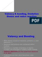 Valency & Bonding, Oxidation States and Redox Reaction