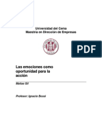 Las emociones como oportunidad para la acción - Cómo las emociones influyen en nuestras acciones y decisiones