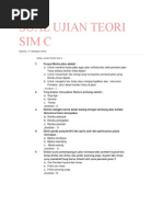 Download Soal Ujian Teori Sim c by Freddy Hunoz SN211144919 doc pdf