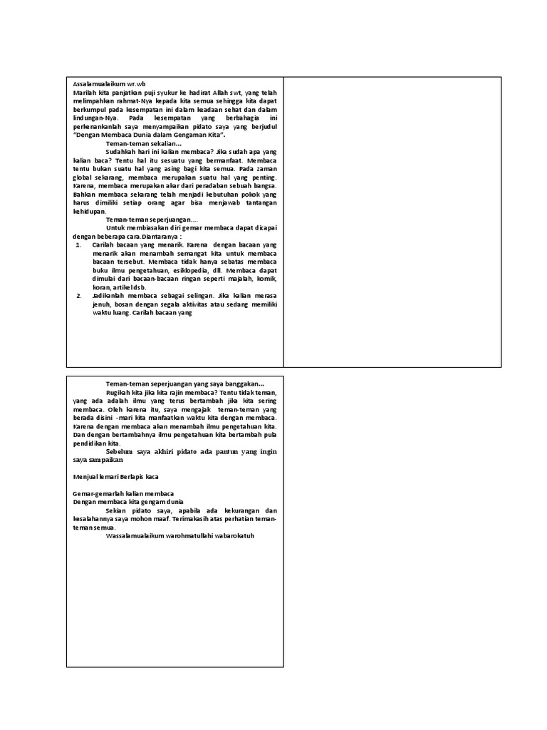 Pidato Tema Ke 7