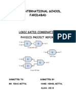 Ryan International School, Faridabad: Logic Gates Combination Physics Project Report