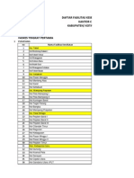 Faskes Untuk Peserta Bpjs Per KC Jaksel