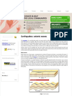 Earthquakes: Seismic Waves: Home Tsunami Earthquake Forum FAQ Services About Login