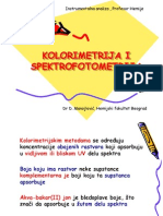 Tema 9f-Kolorimetrija i Spektrofotometrija