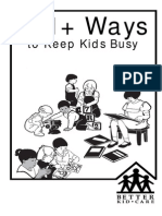 101 Ways To Keep Kids Busy