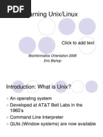 Learning Unix/Linux: Click To Add Text