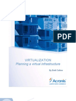 Virtualization. Planning Virtual Infrastructure