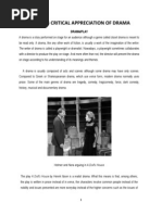 Download Critical Appreciation for Drama notes by Hannah Koh Pei Fern SN211171535 doc pdf