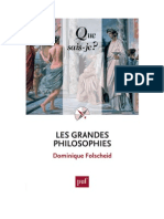 Les Grandes Philosophies (Que Sais-Je) D. Folscheid - 2011 PDF