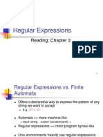 Regular Expressions: Reading: Chapter 3