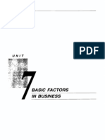 Unit7-Basic Factors in Business