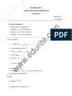 Class 7 Cbse Maths Sample Paper Term 1 Model 2 