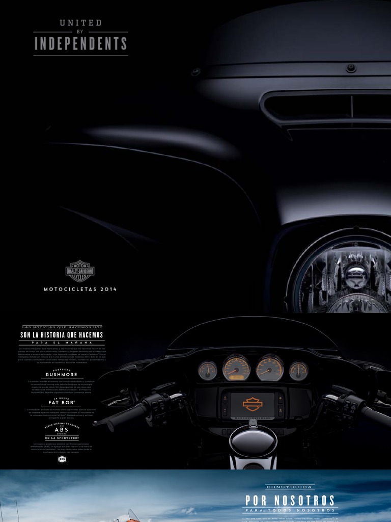 2014 Harley Davidson Motorcycle Catalog(Spanish) | Harley ...