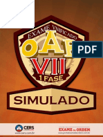1 Simulado OAB 1F VII Exame