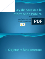 Presentacion Ley Acceso Informacion