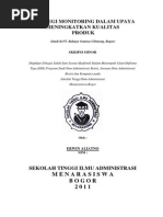 Download Strategi Monitoring Dalam Upaya Meningkatkan Kualitas by Briandika Yusni Pradana SN211196381 doc pdf