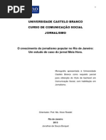 O Crescimento Do Jornalismo Popular No Rio de Janeiro_ Um Estudo de Caso Do Jornal Meia Hora_Jonathan Borquet