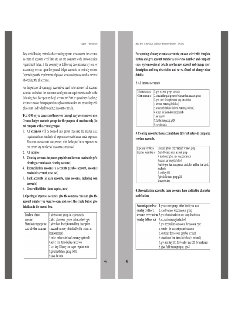 Hand Book On SAP FICO Module For Beginners & Learners | PDF | Expense ...