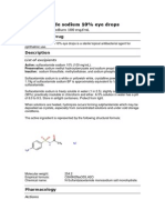 Sulph Acetamide Drops