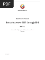 PHP Lab Manual v0.2