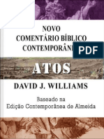 Novo Comentario Biblico Do Livro de Atos David j Williams