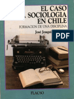 Brunner - Historia de la sociología en Chile