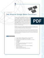 Fast Ethernet Bridge Media Converters: FT-80X Series