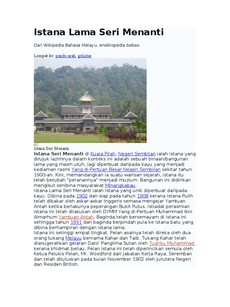 Istana Lama Seri Menanti