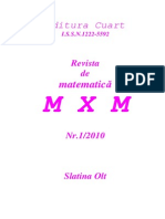 49329203 Revista de Matematica MXM Nr 1 2010