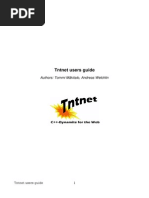 Tntnet Users Guide: Authors: Tommi Mäkitalo, Andreas Welchlin