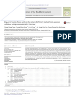 Impact of Humicfulvic Acid On The Removal of Heavy Metals From Aqueous Solutions Using Nanomatrerials A Review