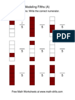 Frac Model Fifths All